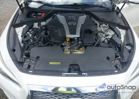 2018 Infiniti Q50 3.0T Luxe z USA, uszkodzony, nr VIN JN1EV7AR7JM443319